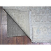 Oushak And Peshawar Wool Hand Knotted Rug Grey Gray 2.6X10.3 -O088361