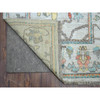Oushak And Peshawar Wool Hand Knotted Rug Grey Gray 2.6X16.1 -O071412