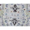 Oushak And Peshawar Wool Hand Knotted Rug Grey Gray 2.6X30.4 -O084983