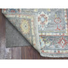 Oushak And Peshawar Wool Hand Knotted Rug Grey Gray 2.6X9.5 -O071418
