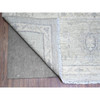 Oushak And Peshawar Wool Hand Knotted Rug Grey Gray 8.10X11.5 -O088582