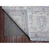 Oushak And Peshawar Wool Hand Knotted Rug Grey Ivory 8.10X11.9 -O088747