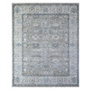 Oushak And Peshawar Wool Hand Knotted Rug Grey Ivory 8.1X10.1 -O088076