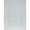 Oushak And Peshawar Wool Hand Knotted Rug Grey Ivory 9.1X12.0 -O086705