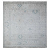 Oushak And Peshawar Wool Hand Knotted Rug Grey Ivory 9.6X10.2 -O089330