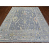 Oushak And Peshawar Wool Hand Knotted Rug Grey Light Gray 8.2X9.10 -O072292
