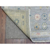 Oushak And Peshawar Wool Hand Knotted Rug Grey Light Gray 8.2X9.10 -O072292