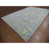 Oushak And Peshawar Wool Hand Knotted Rug Grey Marengo Gray 12.2X18.0 -O079910