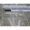 Oushak And Peshawar Wool Hand Knotted Rug Grey No Border 2.6X6.2 -O089583