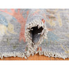Oushak And Peshawar Wool Hand Knotted Rug Grey No Border 8.0X8.0 -O087996