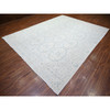 Oushak And Peshawar Wool Hand Knotted Rug Grey No Border 9.0X11.8 -O073948