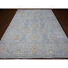 Oushak And Peshawar Wool Hand Knotted Rug Grey Silver Chalice Gray 8.3X10.0 -O088649