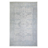 Oushak And Peshawar Wool Hand Knotted Rug Ivory Gray 10.0X15.10 -O074932