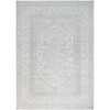 Oushak And Peshawar Wool Hand Knotted Rug Ivory Gray 9.11X13.7 -O086511