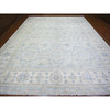 Oushak And Peshawar Wool Hand Knotted Rug Ivory Ivory 11.9X14.8 -O074056