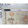 Oushak And Peshawar Wool Hand Knotted Rug Ivory Ivory 2.11X4.10 -O089515