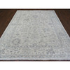 Oushak And Peshawar Wool Hand Knotted Rug Ivory Ivory 8.1X9.7 -O069259