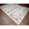 Oushak And Peshawar Wool Hand Knotted Rug Ivory No Border 11.10X17.8 -O084364