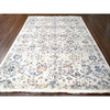 Oushak And Peshawar Wool Hand Knotted Rug Ivory No Border 9.9X14.0 -O084363
