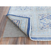 Overdyed & Vintage Wool Hand Knotted Rug Blue Navy Blue 10.0X13.0 -O081253