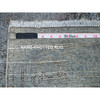 Overdyed & Vintage Wool Hand Knotted Rug Grey Gray 3.11X7.1 -O089546