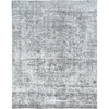 Overdyed & Vintage Wool Hand Knotted Rug Grey No Border 9.3X12.0 -O082544