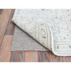 Overdyed & Vintage Wool Hand Knotted Rug Ivory No Border 2.2X9.0 -O0226