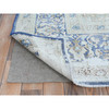 Overdyed & Vintage Worn Wool Hand Knotted Rug Blue Navy Blue 8.9X12.0 -O081608