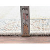 Overdyed & Vintage Worn Wool Hand Knotted Rug Ivory Ivory 1.9X3.6 -O081977