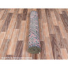 Overdyed & Vintage Worn Wool Hand Knotted Rug Pink Hot Pink 2.8X8.10 -O061884