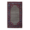 Persian Wool Hand Knotted Rug Brown Blue 4.4X7.9 -O087384