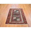 Persian Wool Hand Knotted Rug Brown Burnt Orange 4.0X5.10 -O059925