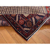 Persian Wool Hand Knotted Rug Brown Yale Blue 5.1X10.2 -O087527