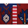 Persian Wool Hand Knotted Rug Red Blue 2.5X9.5 -O087603