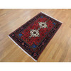 Persian Wool Hand Knotted Rug Red Blue 3.2X5.2 -O087551