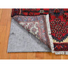 Persian Wool Hand Knotted Rug Red Denim Blue 3.5X4.10 -O066326