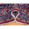Persian Wool Hand Knotted Rug Red Navy Blue 14.2X17.2 -O080502
