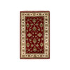 Rajasthan Wool Hand Knotted Rug Red Ivory 3.0X5.2 -O075404