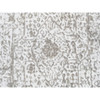 Transitional Wool & Pure Silk Hand Knotted Rug Ivory No Border 2.7X10.0 -O062361