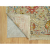 Transitional Wool & Silk Hand Knotted Rug Beige No Border 2.9X18.0 -O090530