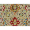 Transitional Wool & Silk Hand Knotted Rug Beige No Border 2.9X18.0 -O090530