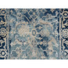 Transitional Wool & Silk Hand Knotted Rug Blue Navy Blue 2.0X3.1 -O063885