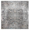 Transitional Wool & Silk Hand Knotted Rug Grey No Border 10.0X10.3 -O064414