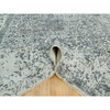 Transitional Wool & Silk Hand Knotted Rug Grey No Border 10.0X14.1 -O090527