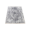 Transitional Wool & Silk Hand Knotted Rug Grey No Border 2.1X3.1 -O078107