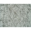 Transitional Wool & Silk Hand Knotted Rug Grey No Border 2.6X15.10 -O065890