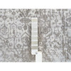 Transitional Wool & Silk Hand Knotted Rug Grey No Border 2.6X7.10 -O064603