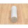 Transitional Wool & Silk Hand Knotted Rug Grey No Border 2.6X8.0 -O064600