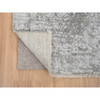Transitional Wool & Silk Hand Knotted Rug Grey No Border 2.7X20.0 -O065021