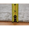 Transitional Wool & Silk Hand Knotted Rug Grey No Border 2.7X6.0 -O078117